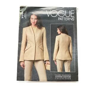 VOGUE PATTERNS V1751 Womens Jacket Size 8-16 Sewing Pattern UNCUT
